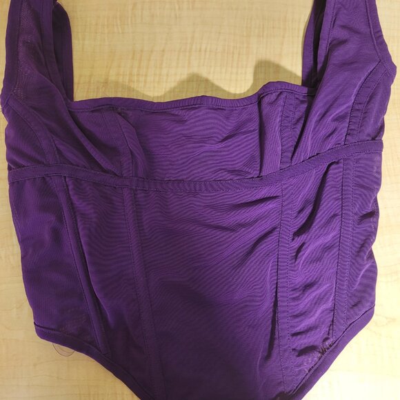 House of CB Corset top Edetta in Purple - Picture 5 of 6
